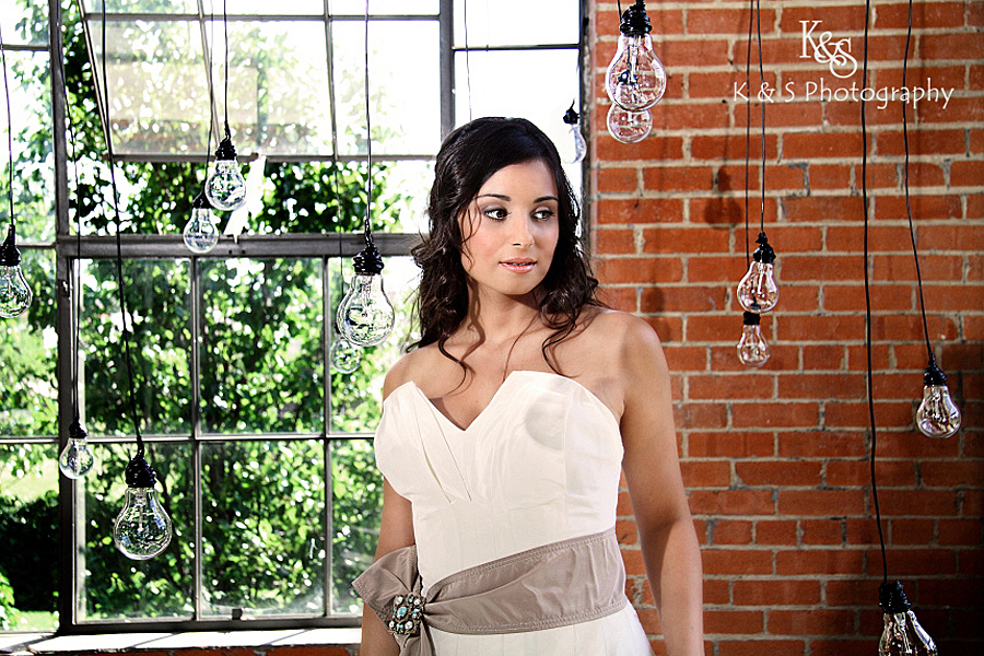 Stephanie's Bridal Session at the Joule Hotel in Dallas. Photographs by Dallas Wedding Photographers, K & S Photography