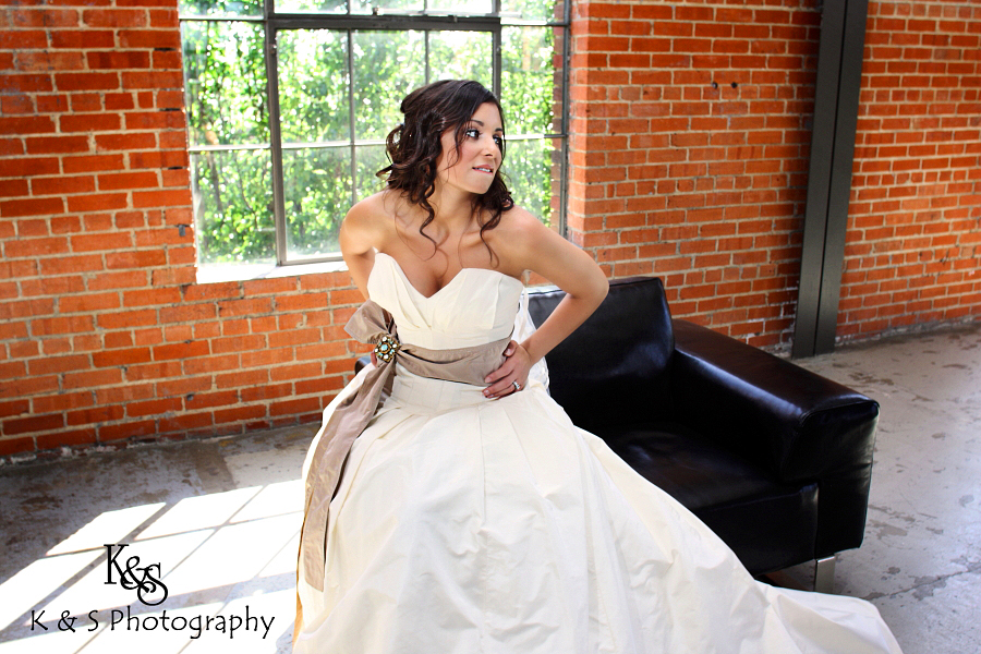 Stephanie's Bridal Session at the Joule Hotel in Dallas. Photographs by Dallas Wedding Photographers, K & S Photography