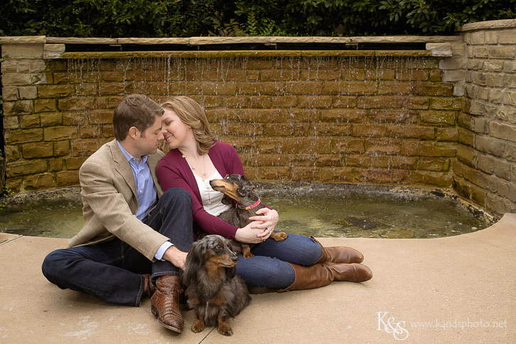 Engagement Photos at Lakeside Park in Dallas