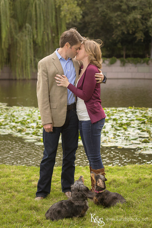 Engagement Photos at Lakeside Park in Dallas