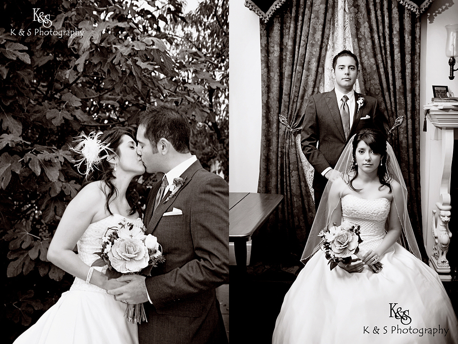 Sergio and Lacey's Wedding at the Bingham House in McKinney. Photographs by Dallas Wedding Photographer, K & S Photography