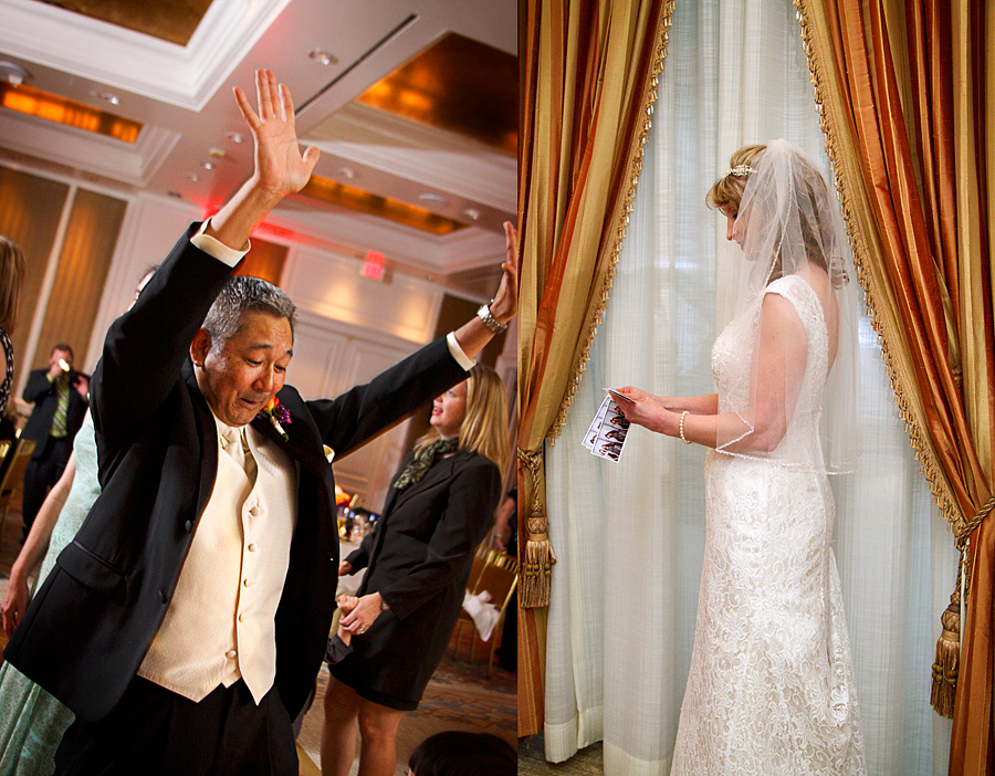 John and Christi's Dallas Wedding at the Crescent Hotel. Photographs by Dallas Wedding Photographers, K & S Photography