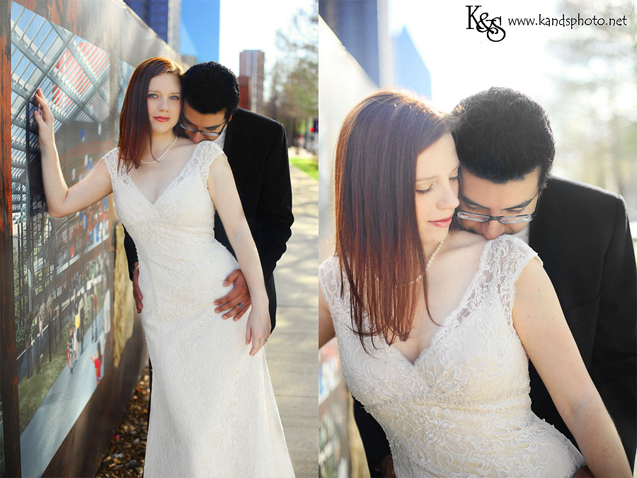 Chris and Chelsea's Downtown Dallas Wedding Session
