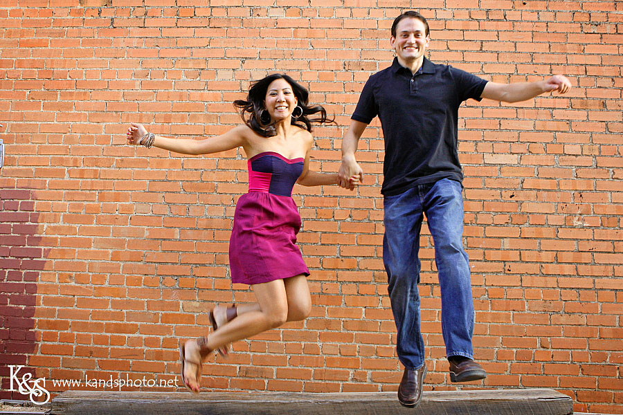 Brian and Rosie's Engagements in Bishop Arts District | Dallas Wedding Photographers